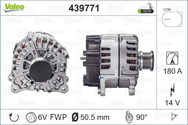 Valeo 439771 - Generator alexcarstop-ersatzteile.com