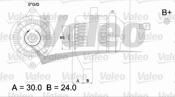 Valeo 436497 - Generator alexcarstop-ersatzteile.com