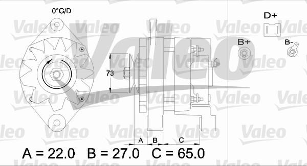 Valeo 436453 - Generator alexcarstop-ersatzteile.com