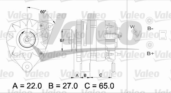 Valeo 436464 - Generator alexcarstop-ersatzteile.com