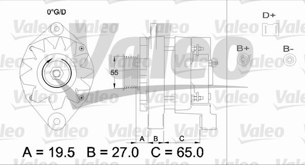 Valeo 436462 - Generator alexcarstop-ersatzteile.com