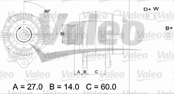 Valeo 436482 - Generator alexcarstop-ersatzteile.com