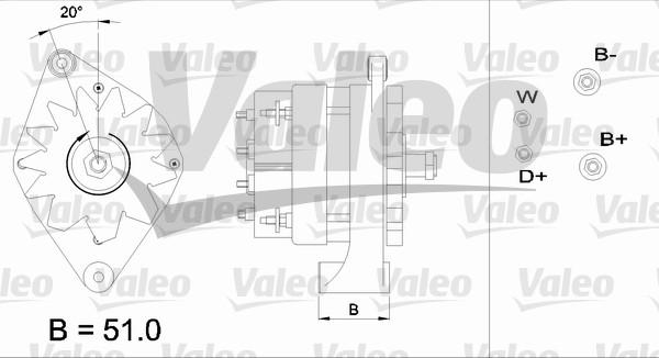 Valeo 436439 - Generator alexcarstop-ersatzteile.com