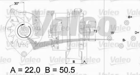 Valeo 436437 - Generator alexcarstop-ersatzteile.com