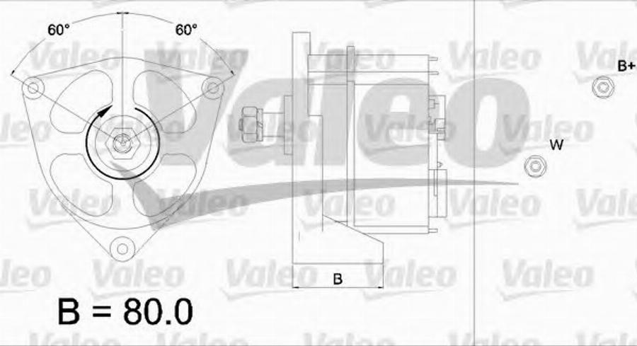 Valeo 436426 - Generator alexcarstop-ersatzteile.com