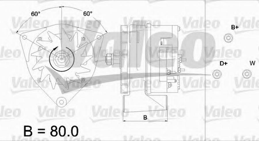 Valeo 436 423 - Generator alexcarstop-ersatzteile.com