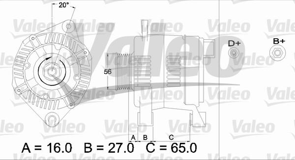 Valeo 436474 - Generator alexcarstop-ersatzteile.com