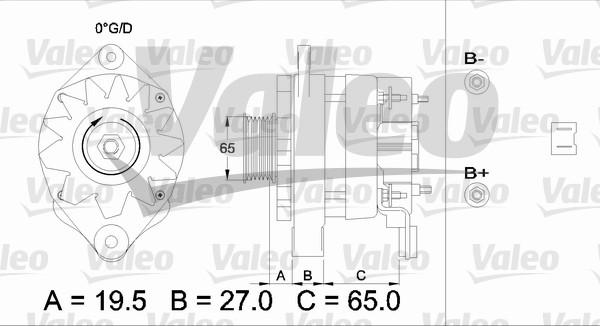 Valeo 436594 - Generator alexcarstop-ersatzteile.com