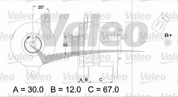 Valeo 436540 - Generator alexcarstop-ersatzteile.com