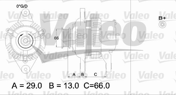 Valeo 436548 - Generator alexcarstop-ersatzteile.com