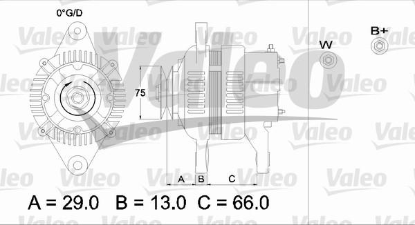 Valeo 436542 - Generator alexcarstop-ersatzteile.com