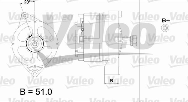 Valeo 436567 - Generator alexcarstop-ersatzteile.com