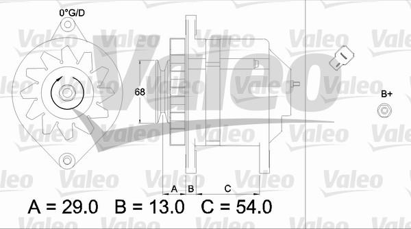 Valeo 436500 - Generator alexcarstop-ersatzteile.com