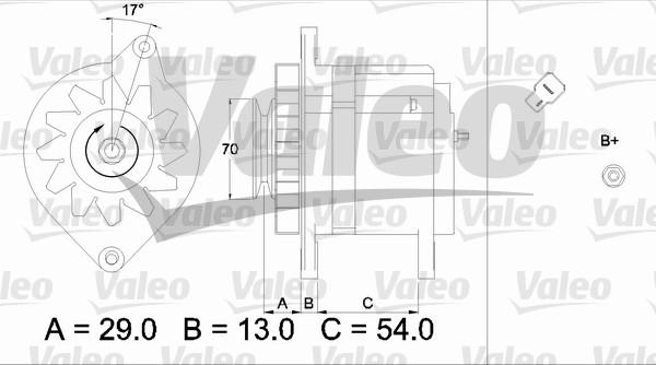 Valeo 436501 - Generator alexcarstop-ersatzteile.com