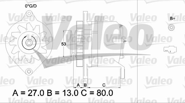 Valeo 436507 - Generator alexcarstop-ersatzteile.com