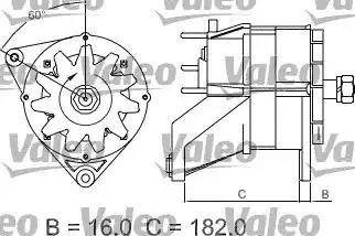 Valeo 436588 - Generator alexcarstop-ersatzteile.com