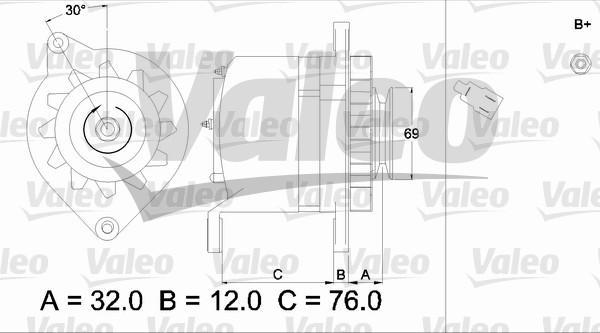 Valeo 436526 - Generator alexcarstop-ersatzteile.com