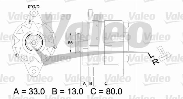 Valeo 436523 - Generator alexcarstop-ersatzteile.com