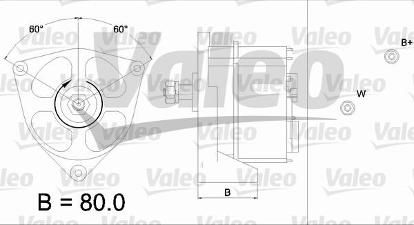 Valeo 436578 - Generator alexcarstop-ersatzteile.com