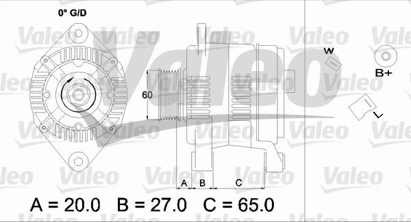 Valeo 436698 - Generator alexcarstop-ersatzteile.com