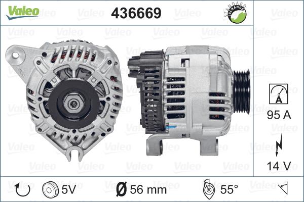 Valeo 436669 - Generator alexcarstop-ersatzteile.com