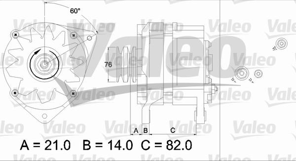 Valeo 436686 - Generator alexcarstop-ersatzteile.com