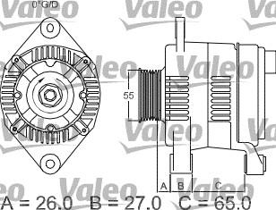 Valeo 436636 - Generator alexcarstop-ersatzteile.com