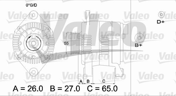 Valeo 436636 - Generator alexcarstop-ersatzteile.com