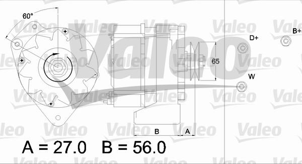 Valeo 436633 - Generator alexcarstop-ersatzteile.com