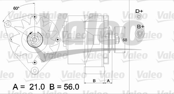 Valeo 436625 - Generator alexcarstop-ersatzteile.com