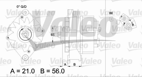 Valeo 436621 - Generator alexcarstop-ersatzteile.com