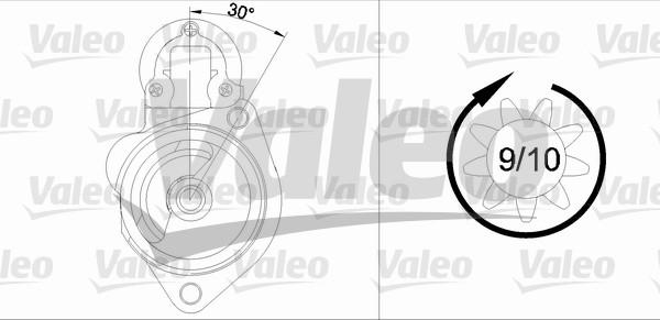 Valeo 436048 - Starter alexcarstop-ersatzteile.com