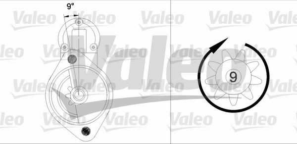 Valeo 436042 - Starter alexcarstop-ersatzteile.com