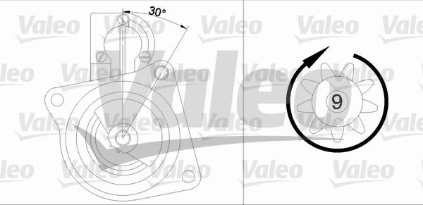 Valeo 436037 - Starter alexcarstop-ersatzteile.com