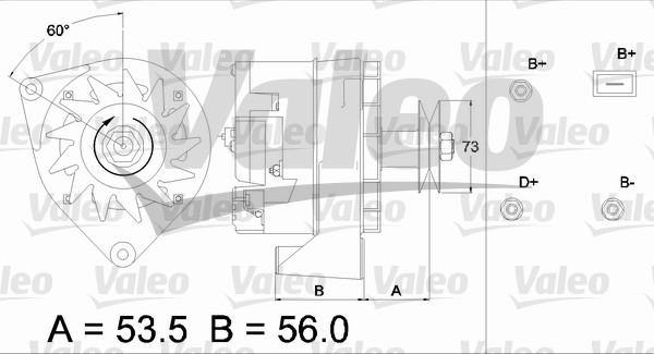 Valeo 436199 - Generator alexcarstop-ersatzteile.com