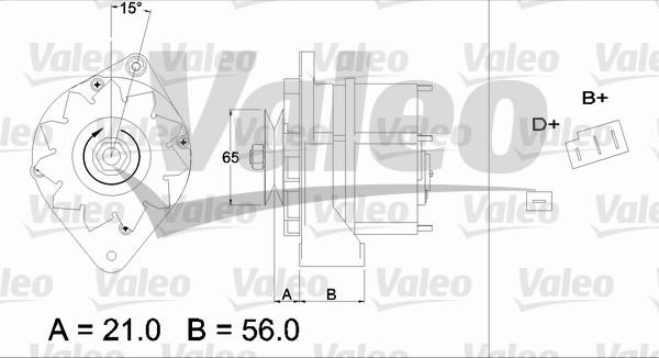 Valeo 436194 - Generator alexcarstop-ersatzteile.com