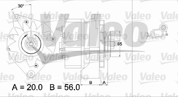 Valeo 436159 - Generator alexcarstop-ersatzteile.com