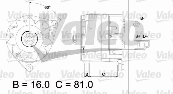 Valeo 436166 - Generator alexcarstop-ersatzteile.com