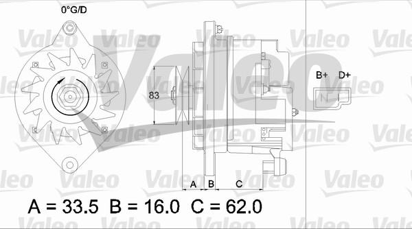 Valeo 436109 - Generator alexcarstop-ersatzteile.com