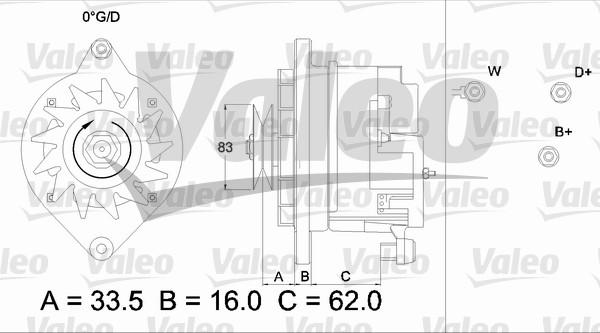 Valeo 436105 - Generator alexcarstop-ersatzteile.com