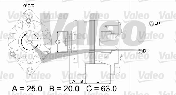 Valeo 436103 - Generator alexcarstop-ersatzteile.com