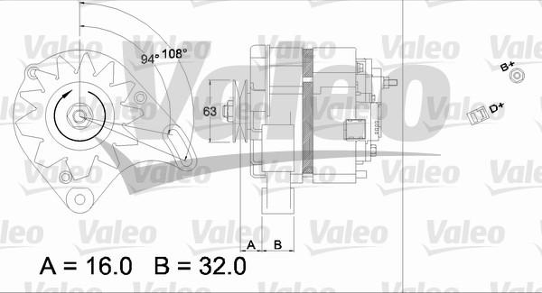 Valeo 436118 - Generator alexcarstop-ersatzteile.com