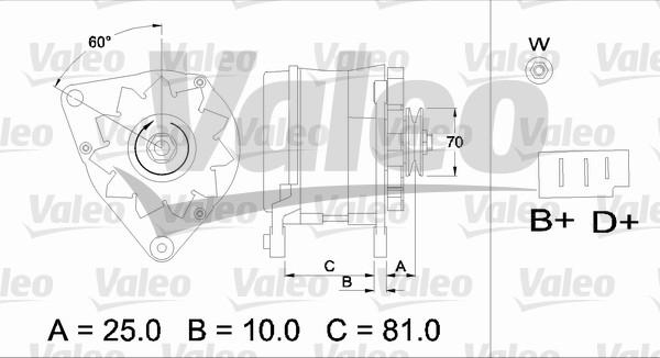 Valeo 436180 - Generator alexcarstop-ersatzteile.com