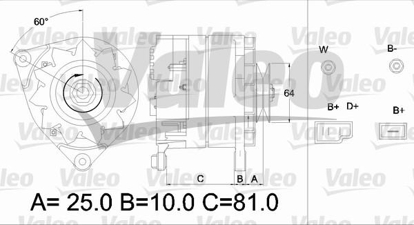 Valeo 436181 - Generator alexcarstop-ersatzteile.com