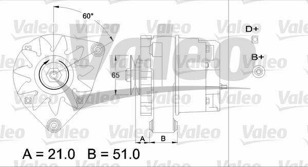 Valeo 436130 - Generator alexcarstop-ersatzteile.com