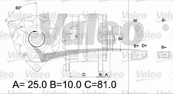 Valeo 436179 - Generator alexcarstop-ersatzteile.com