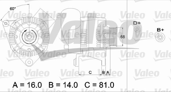 Valeo 436388 - Generator alexcarstop-ersatzteile.com