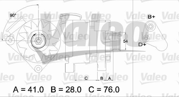 Valeo 436334 - Generator alexcarstop-ersatzteile.com