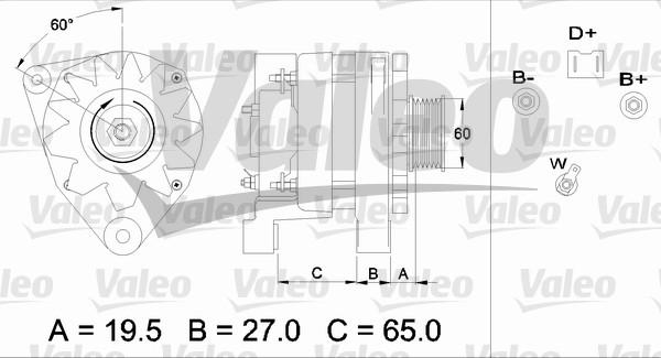 Valeo 436335 - Generator alexcarstop-ersatzteile.com