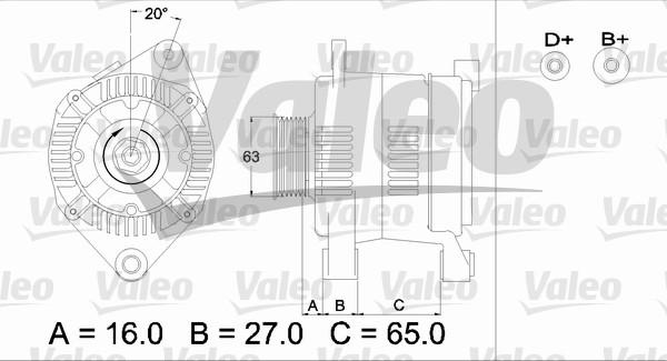 Valeo 436336 - Generator alexcarstop-ersatzteile.com